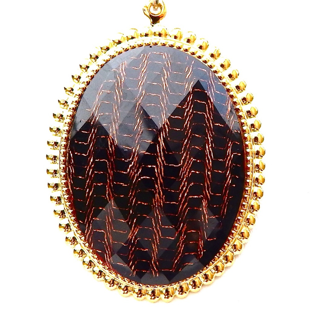 GASOLINE GLAMOUR BLACK COPPER NECKLACE